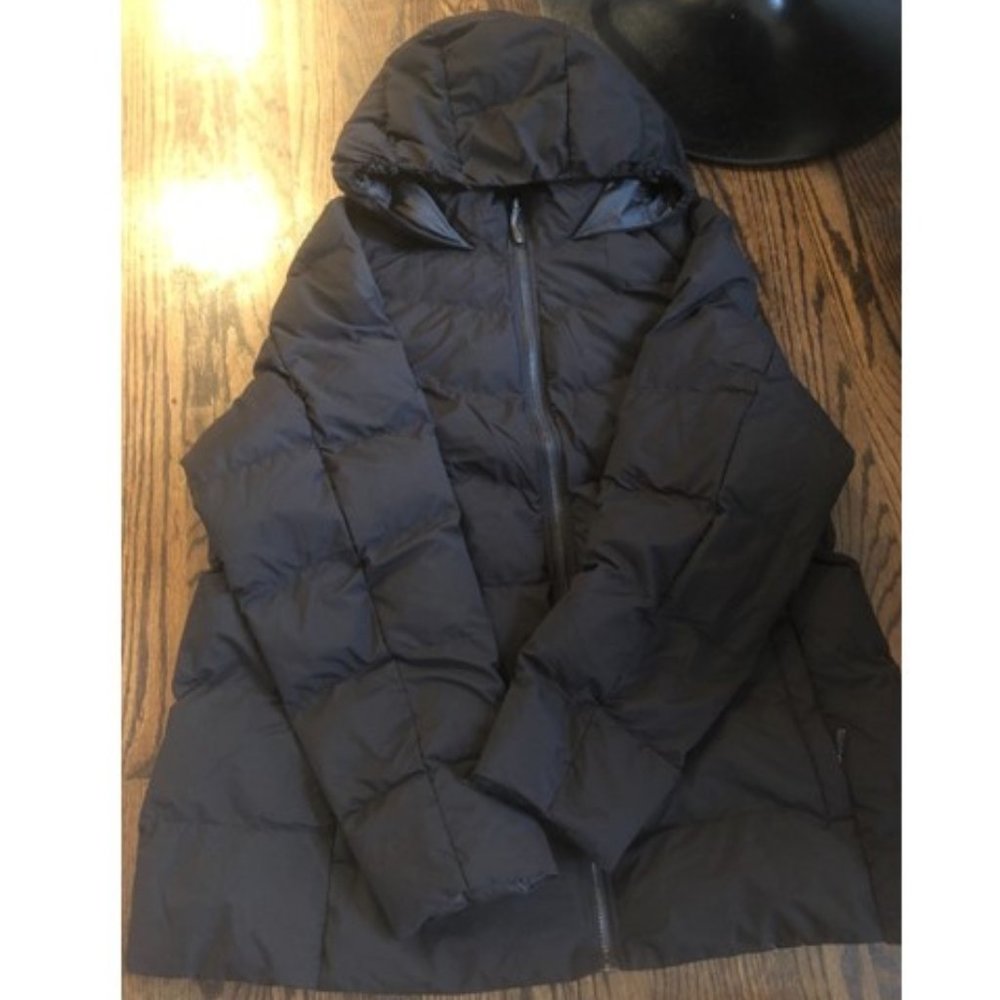 32 Degree Heat Women’s Black Puffy Hooded Jacket Coat XL